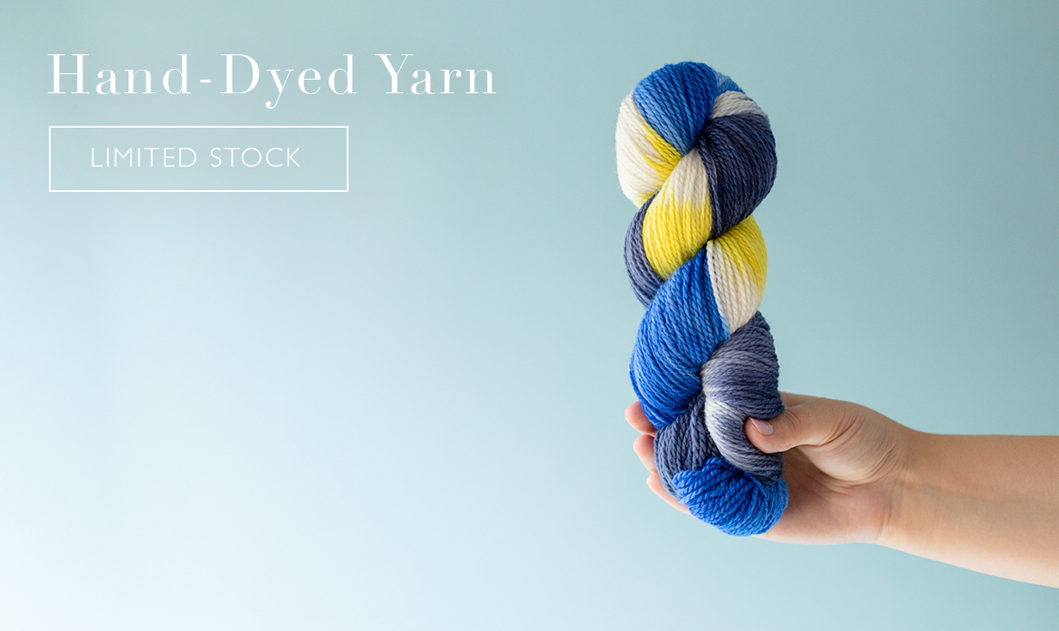 Hand dyed yarn toft crochet limited stock cobalt
